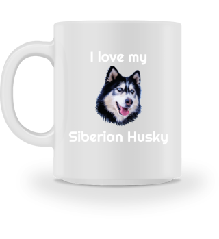 I love my Siberian Husky T-Shirt