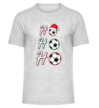 HO HO HO Christmas Soccer Winter Design