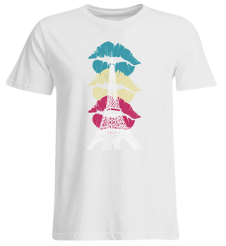 Eiffel Tower Kiss Paris France French