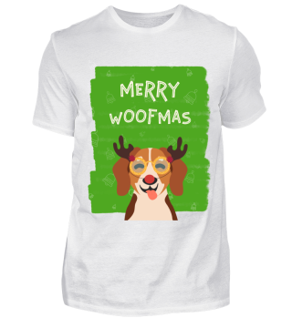 Weihnachten Hund Geweih Winter Geschenk 