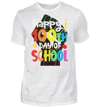Happy 100th Day Of School Teacher Rainbow