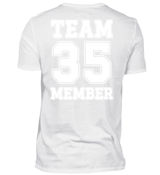 35 Team Member - Verein Gruppe Mitglied