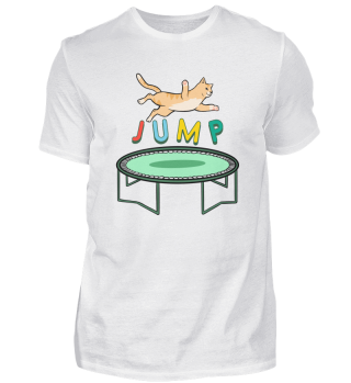 Cat, Jump, High, Sport, Trampolin