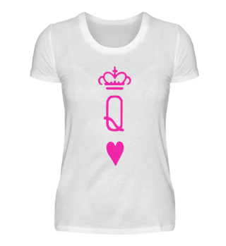 Heart Queen- Paar T-Shirt