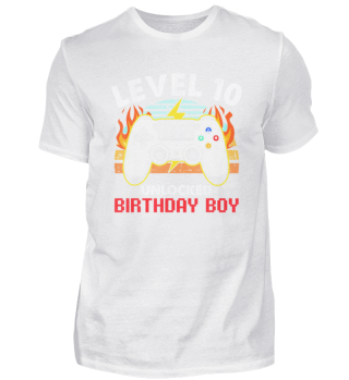 Level 10 Unlocked Birthday Boy