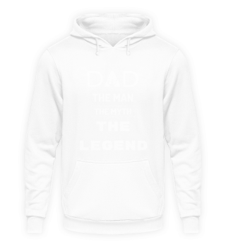 Dad The Man The Myth The Legend Gift for Daddy Black 