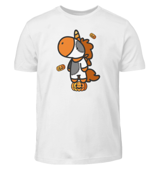 Halloween Unicorn with Pumpkins T Shirts Gifts