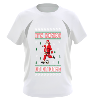 It's coming home / Christmas Santa Soccer Winter Design