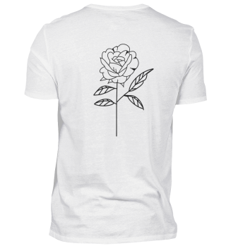 Roses full size backprint | T-Shirt