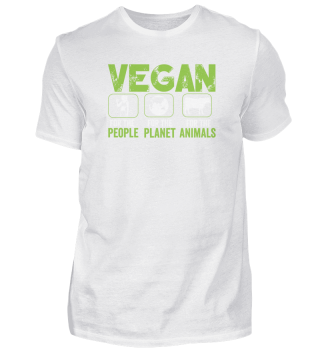 Vegan for the People for the Planet for the Animals Veganer
