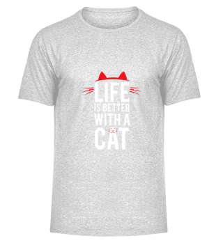 Funny Better Life With Cats gift