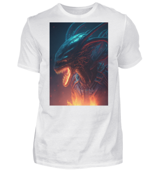 Aggressiver Alien T-Shirt