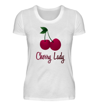Cherry Lady Cherries Sweet Girl Gift