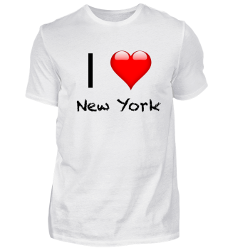 I Love New York Shirt Geschenkidee