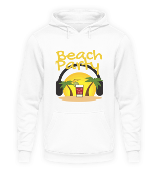 Beach Party cooles T-shirt design