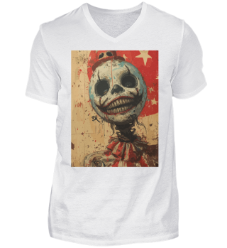 creepy clown - Skull, Skelett, Totenkopf 