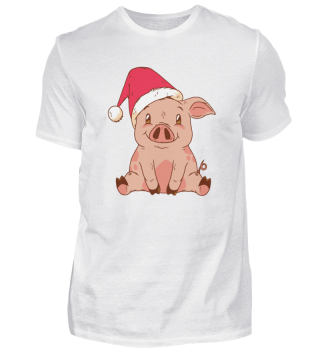 Pig is in Christmas mood