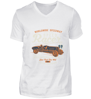 Speed Racer Motiv Geschenk T-Shirt