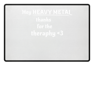 Heavy Metal Theraphy Shirt Father Black 