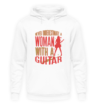 Never Underestimate A Woman With a Guitar design