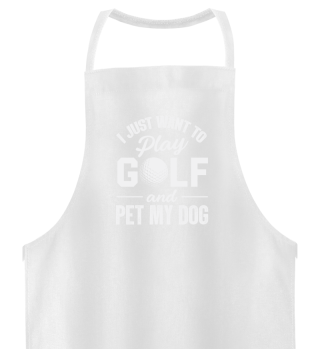 Golf und Hund