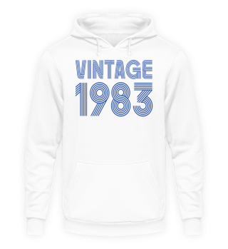 Schützastyle | Jahrgänger 40er Vintage 1983 Unisex Hoodie Sweater Gelb