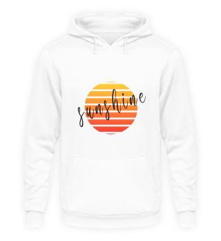 Sunshine / Sonnenschein - Sonne orange