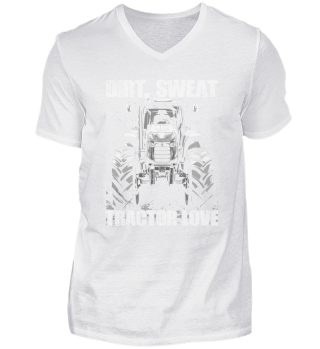 Dirt Sweat Tractor Love Geschenk Bauer