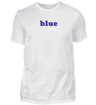 blue T-shirt - Geschenkidee 