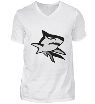 Böser Hai / Shark Motiv