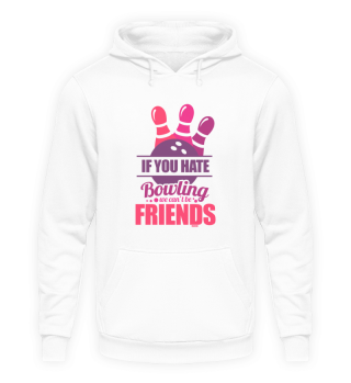 Bowling friends funny gift idea
