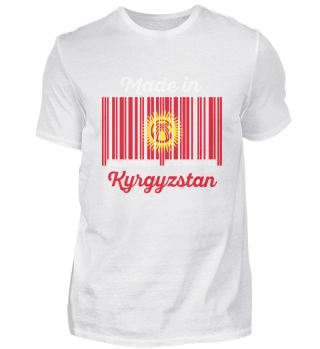 Kirgisistan Barcode Flagge