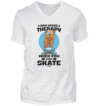 Dog skateboard therapy puppy pet
