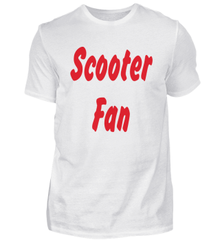 Scooter Fan bedruckt 