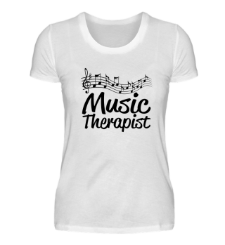 Music therapist black design