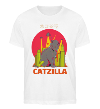 Catzilla Eye Laser Destroy the City With UFO
