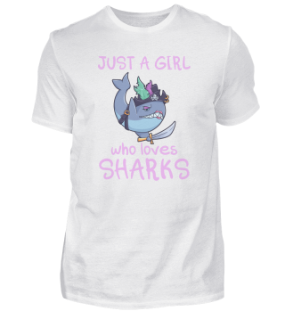 Just A Girl Who Loves Sharks Shark