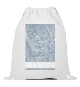 Ben Nevis | Landkarte Topografie Grunge