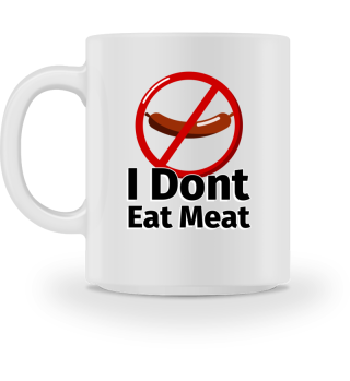 I Dont Eat Meat Wurst - Illustration
