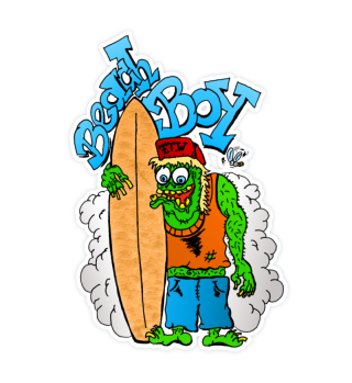 Beach Boy Surfer Monster - IV