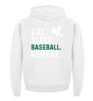 Eat Sleep Baseball Repeat Funny Baseball