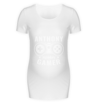 ANTHONY Legendary Gamer - Personalized Name Gift