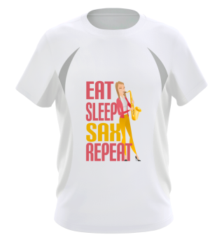 Eat Sleep Sax Repeat Funny Gift for Musicians