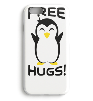 Pinguin - Free Hugs- Freie Umarmung, Fun