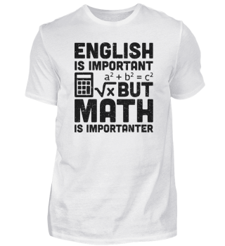 English Is Important But Math Is Importa