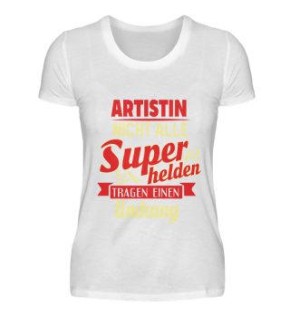 Artistin T-Shirt Geschenk Sport Lustiger