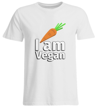 I am Vegan Karotte - Illustration
