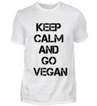 keep calm and go vegan