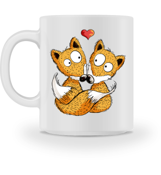 Verliebte Füchse I Fuchs Fox Comic
