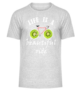 Life is a beautiful ride, Fahrrad, Kiwi